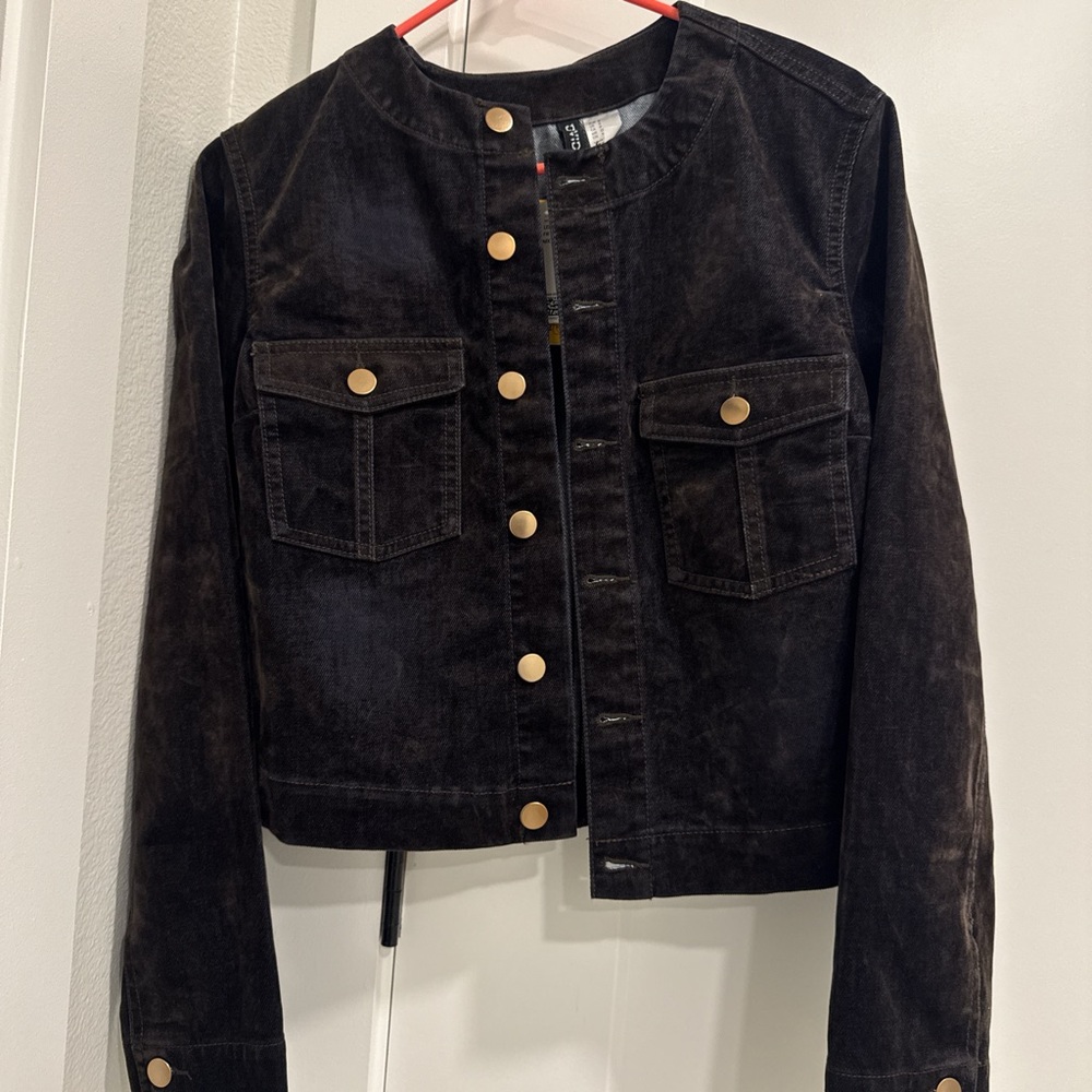 Women's Black Denim Jacket